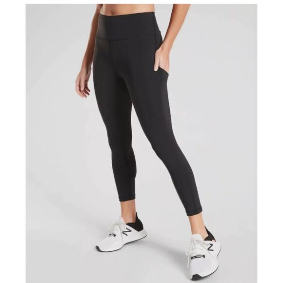 Athleta Pants - Athleta Ultimate Stash 7/8 Tight Legging Black Size Small